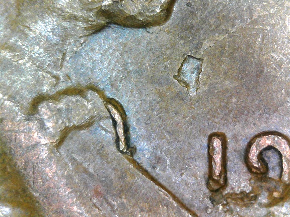 1958-D-LWC--Struck-Through-Error---Lamination-Error---Die-Chip-Error